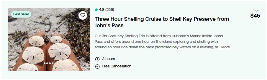 Shelling cruise