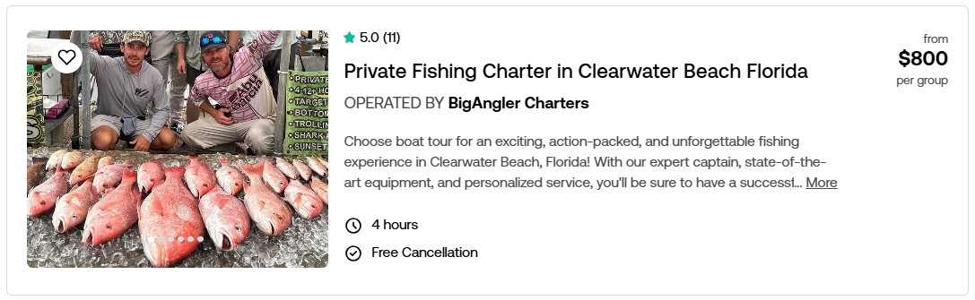 fishing trips